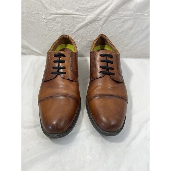 Florsheim Men's Center Cap Toe Oxfords Cognac Size 12 D - Picture 2 of 14